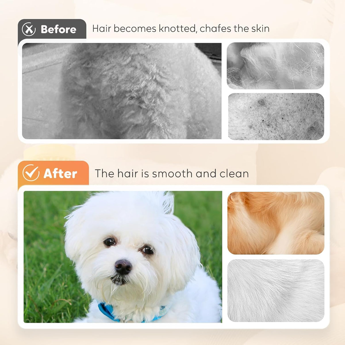 Pet Bath Brush, 2025 New 2 in 1 Dog Bath Brush with Built-in Shampoo Dispenser, Pet Wash Brush for Bathing Dog Grooming Massage Brush for Long Short Haired Dogs Cats Shower (Pink, Fine teeth)