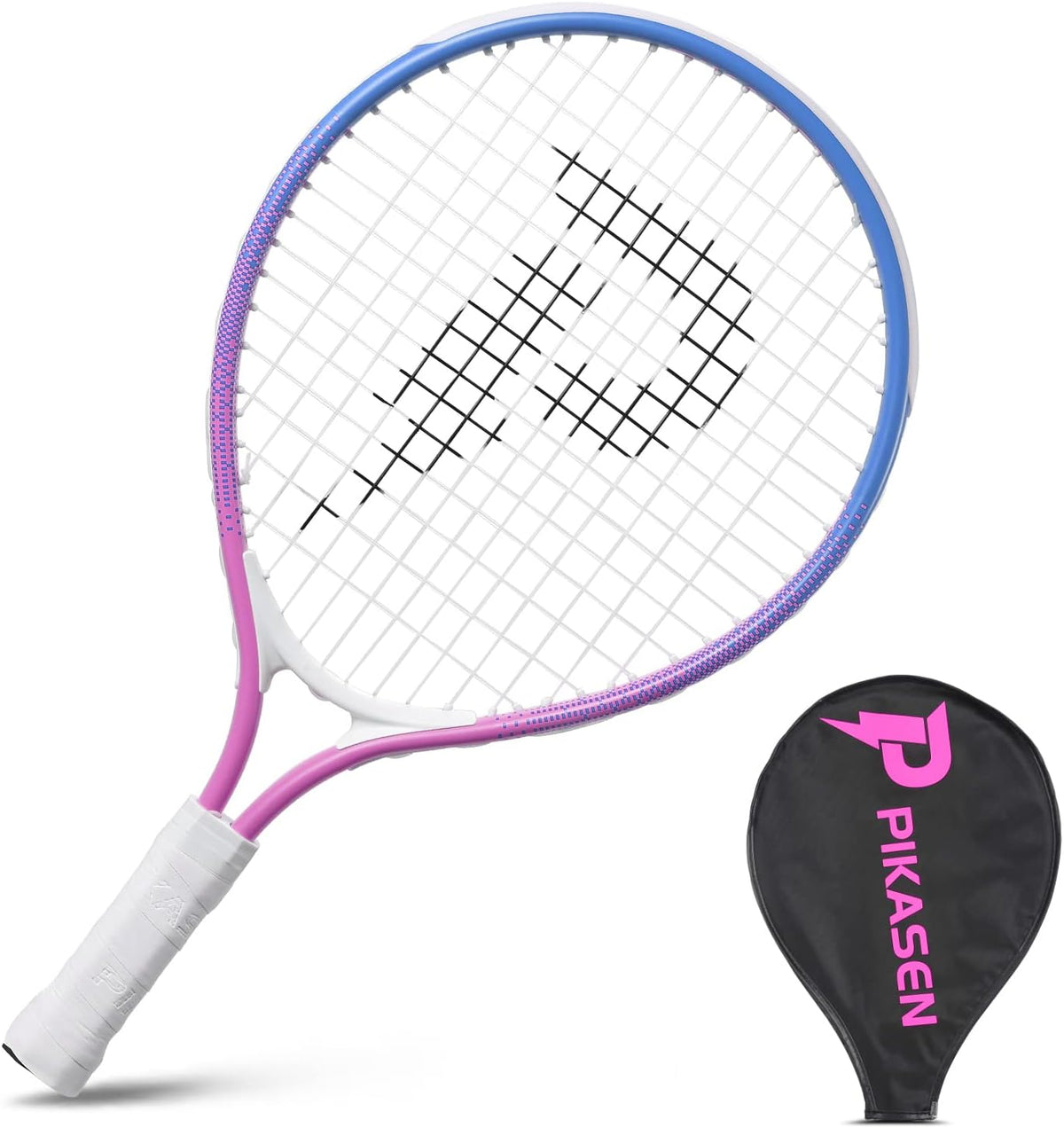 17" Kids Tennis Racket Best Starter Kit for Kids Age 4 and Under with Shoulder Strap Bag and Mini Tennis Racket Toddler Tennis Raquet