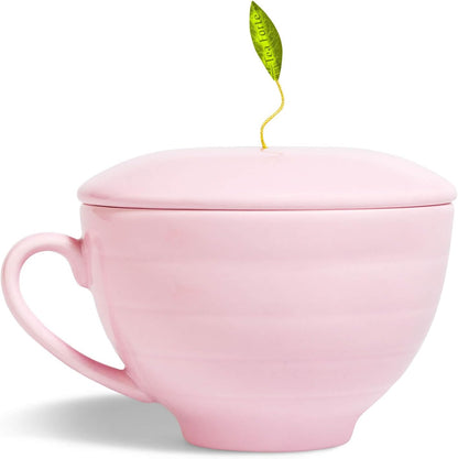 Café Cup with Lid, Rose Pink, 8 oz