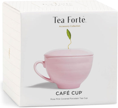Café Cup with Lid, Rose Pink, 8 oz