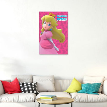 Super Mario Bros. - Gaming Poster (Princess Peach) (Size: 24" x 36")