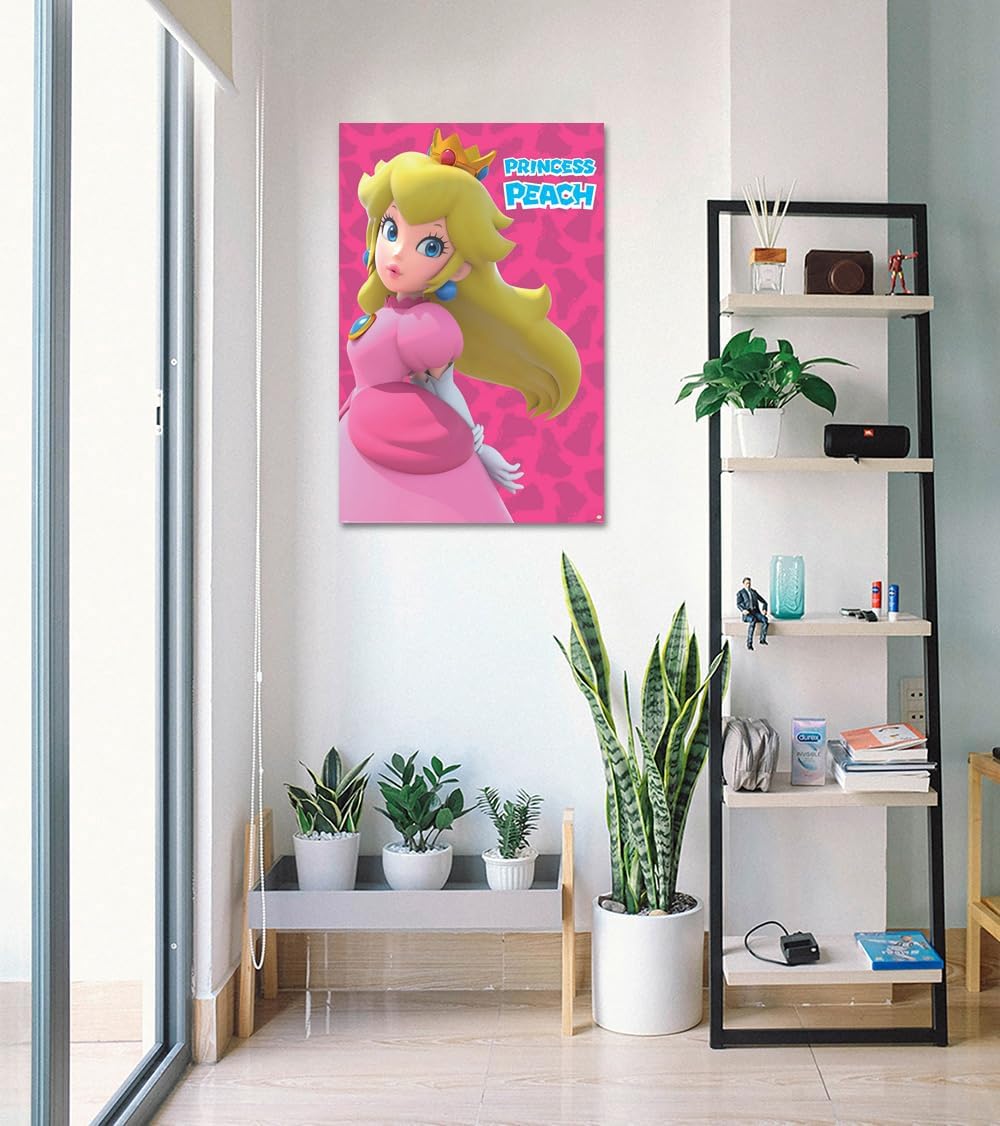 Super Mario Bros. - Gaming Poster (Princess Peach) (Size: 24" x 36")