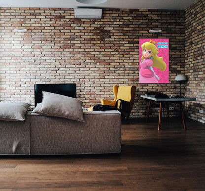 Super Mario Bros. - Gaming Poster (Princess Peach) (Size: 24" x 36")