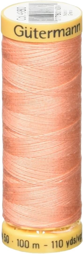 Natural Cotton Thread 110 Yards-Light Salmon
