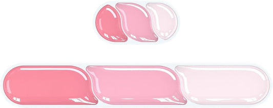 Gel Keyboard and Mouse Wrist Rest Set, Ergonomic Keyboard Wrist Rest, Pink