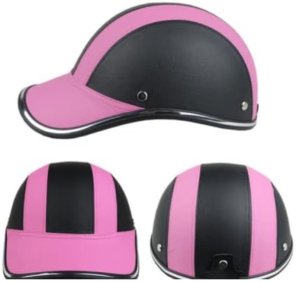 Bicycle Helmet for Adults Small/Large PU Bike Helmet for Women and Men Adjustable Safe 10 Colors Baseball Cap Sunshade 21.7-24.4 INCH Bike Cycling Helmets with 12PCs Reflective Sticker