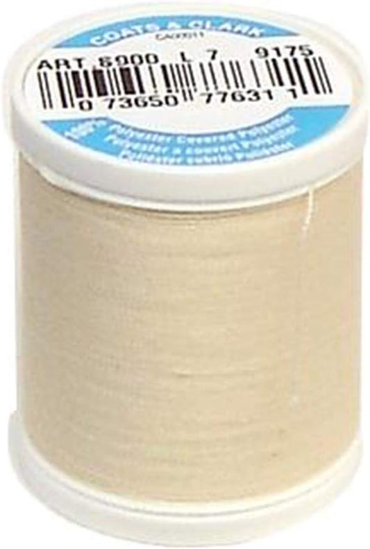 Coats Thread & Zippers Dual Duty XP General Purpose Thread, 125-Yard, Peach Tint