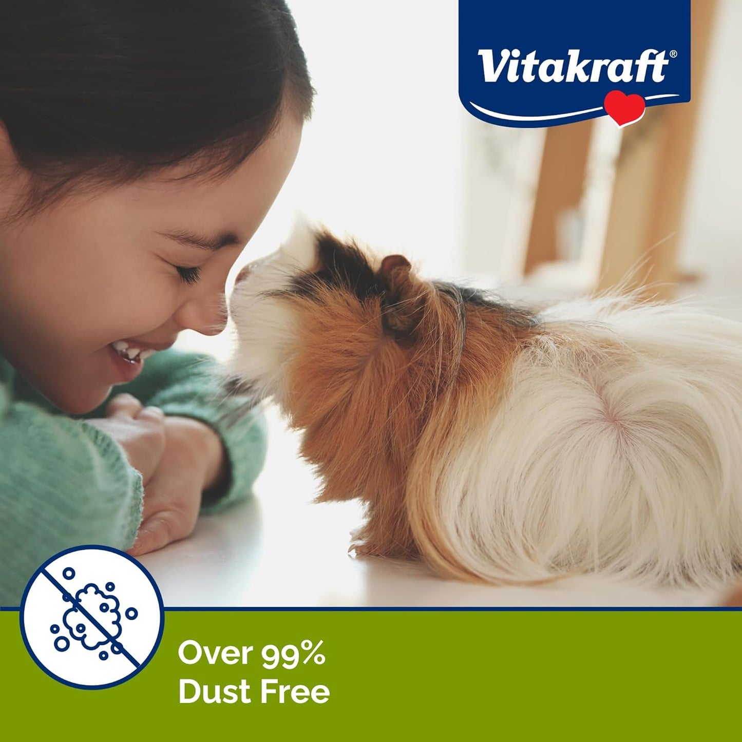 Vitakraft Fresh World Small Animal Bedding - Ultra Strength - Pet Bedding for Litter Boxes and Cages (16 L),Gray, 975 cu in