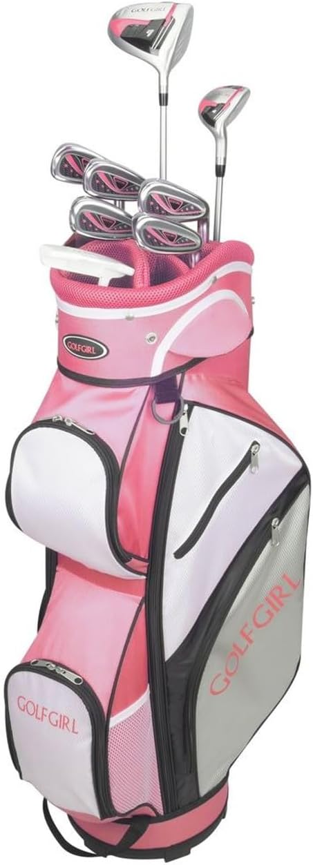 FWS3 Ladies Golf Clubs Set with Cart Bag, All Graphite, Left Hand