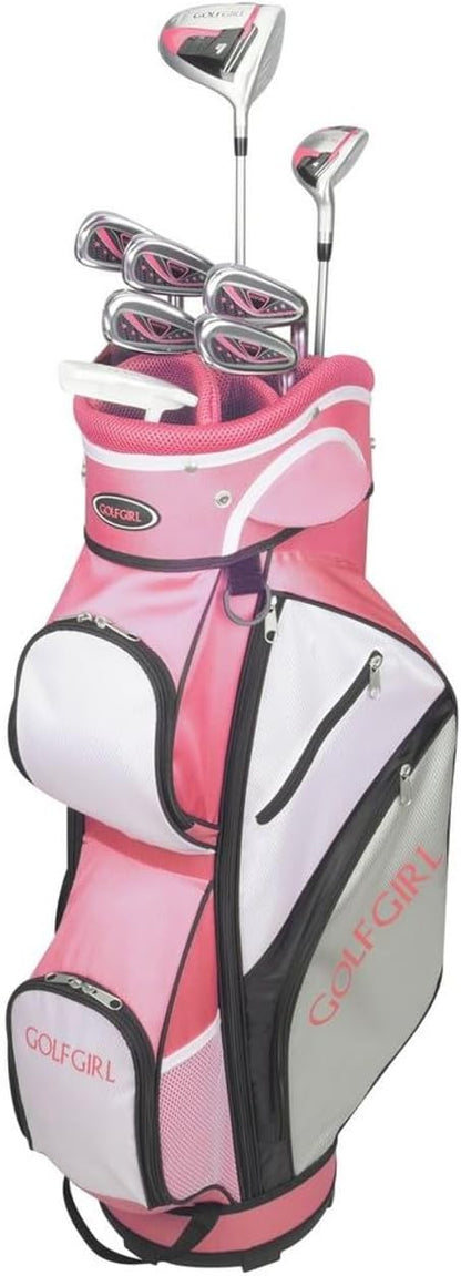 FWS3 Ladies Golf Clubs Set with Cart Bag, All Graphite, Left Hand