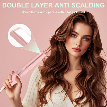 USB Mini Hair Straightener, 2 in 1 Travel Flat Iron for Short Hair