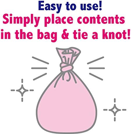 Amazing Odor Sealing Baby Diaper Disposal Bags - Durable and Unscented [Size: XS, Color: Pink] (200 count, Pack of 1) (200 Bags)
