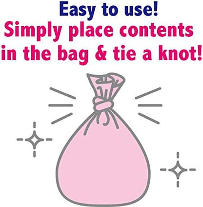 Amazing Odor Sealing Baby Diaper Disposal Bags - Durable and Unscented [Size: XS, Color: Pink] (200 count, Pack of 1) (200 Bags)