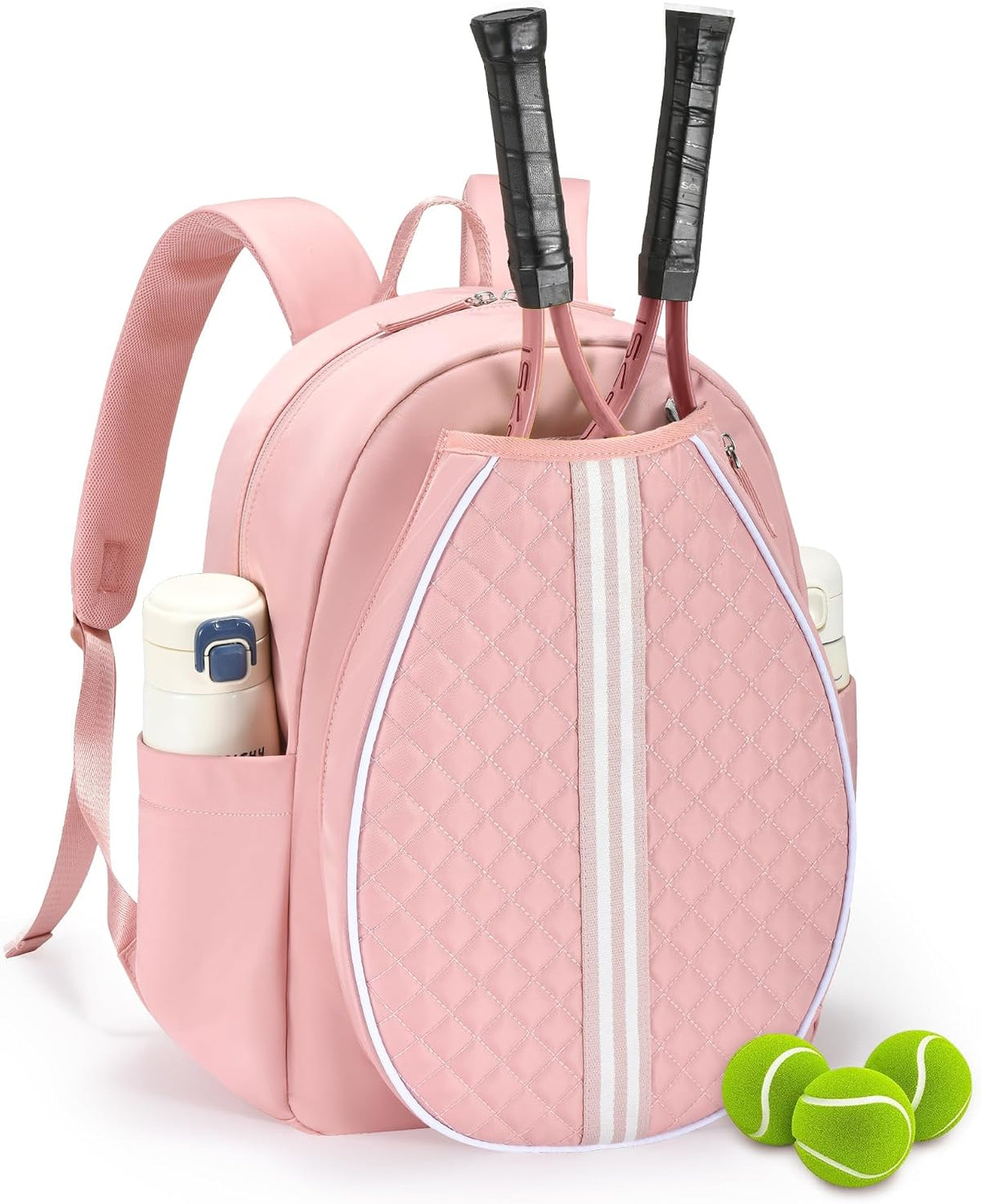 Tennis Bag, Quilted Tennis Bag for Women, Tennis Racket Backpack Bag