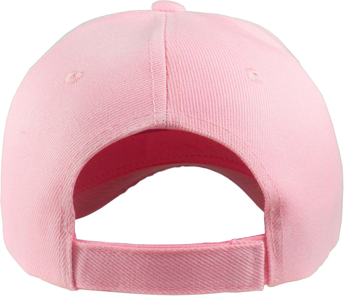 Bulk Plain Blank Baseball Caps Adjustable Back Strap.