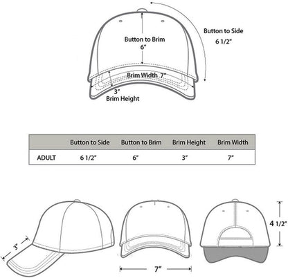 Bulk Plain Blank Baseball Caps Adjustable Back Strap.
