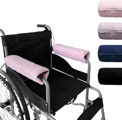 Wheelchair Armrest Pads Covers Fuzzy Desk Chair Arm Pads Soft