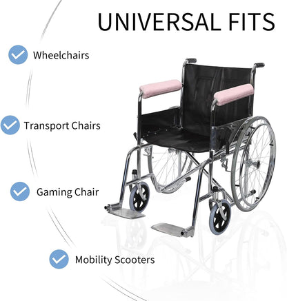 Wheelchair Armrest Pads Covers Fuzzy Desk Chair Arm Pads Soft