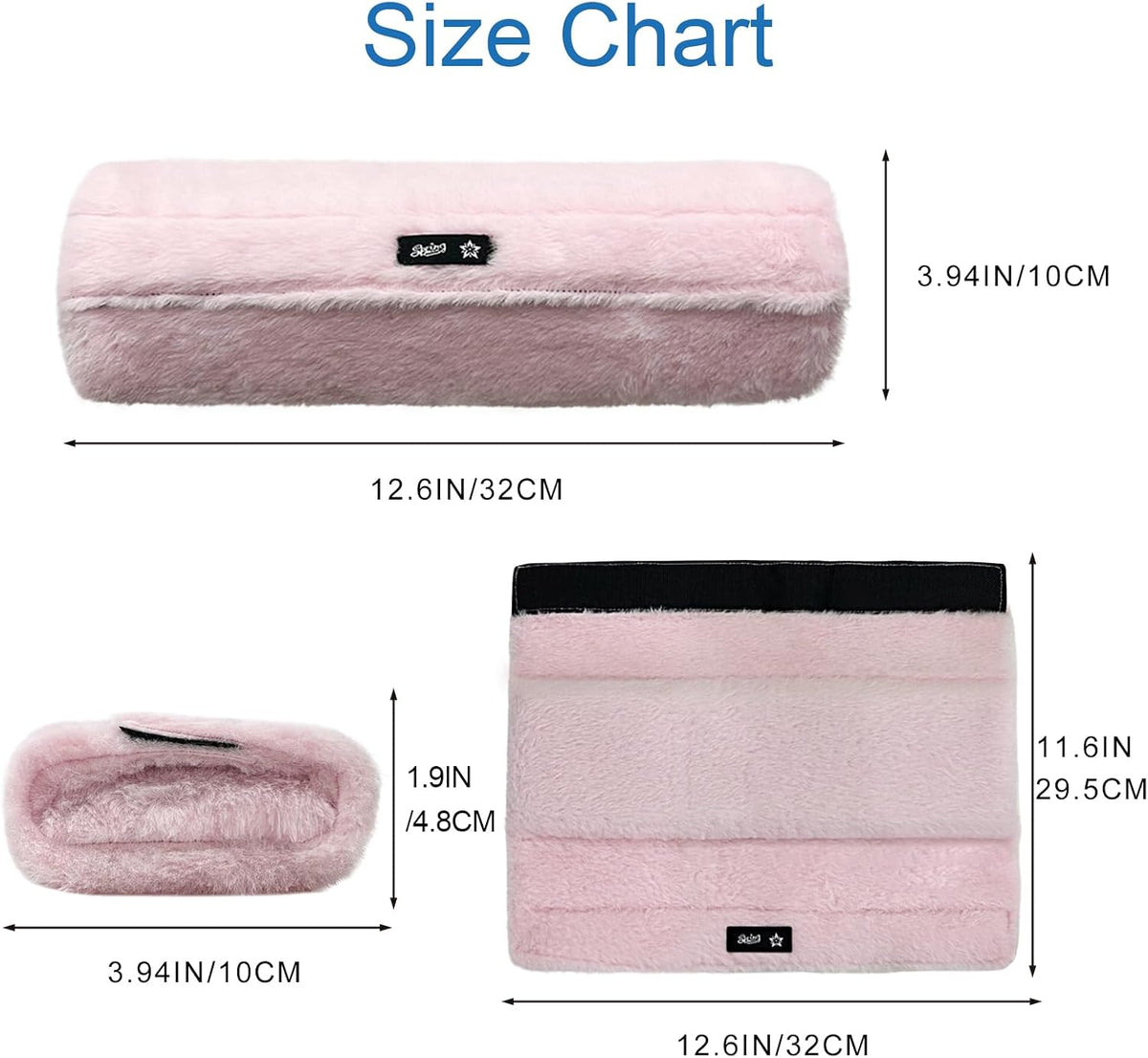 Wheelchair Armrest Pads Covers Fuzzy Desk Chair Arm Pads Soft