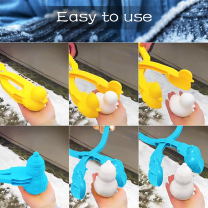 4 Pcs Snowball Maker for Kids, Beach Toys, Clay Ball Maker