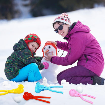 4 Pcs Snowball Maker for Kids, Beach Toys, Clay Ball Maker