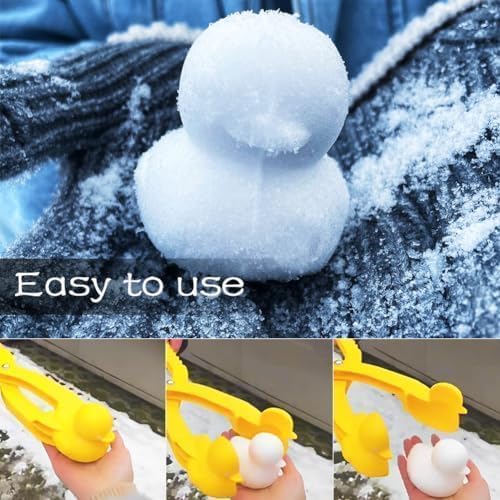 4 Pcs Snowball Maker for Kids, Beach Toys, Clay Ball Maker