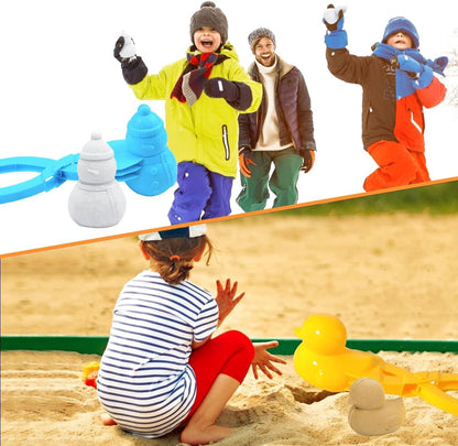 4 Pcs Snowball Maker for Kids, Beach Toys, Clay Ball Maker