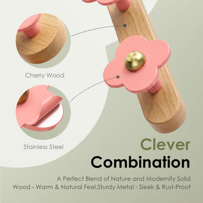 Upgreded Heavy Duty Coat Rack Wall Mount for Entryway, Kids' Room