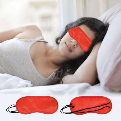 10 Pack Eye Sleep Masks, Sleep Covering, Eye Blinderfold for Sleeping,Travel, Party Supply (Pink)