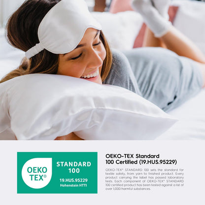 Pillow Cases - 22mm 100% Pure Mulberry 6A Silk Pillowcase for Hair & Skin with Zipper Closure, Cooling, Natural, Organic, Double Sided Silk Pillow Case (Misty Rose Pink, Queen 20x30 1pc)