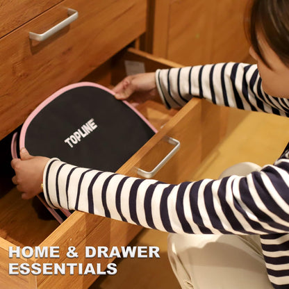 208-Piece Pink Tool Kits for Women with Round Pouch