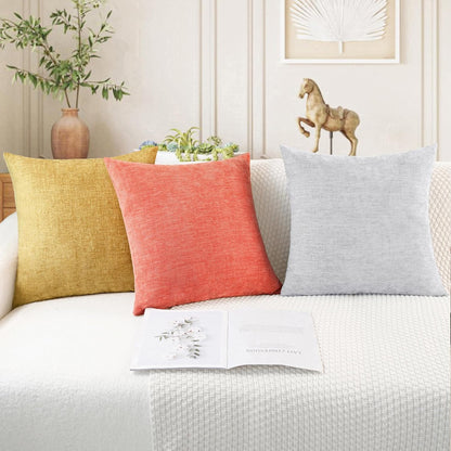 Decorative Couch Throw Pillow Covers 18 X 18 Inches Living Coral