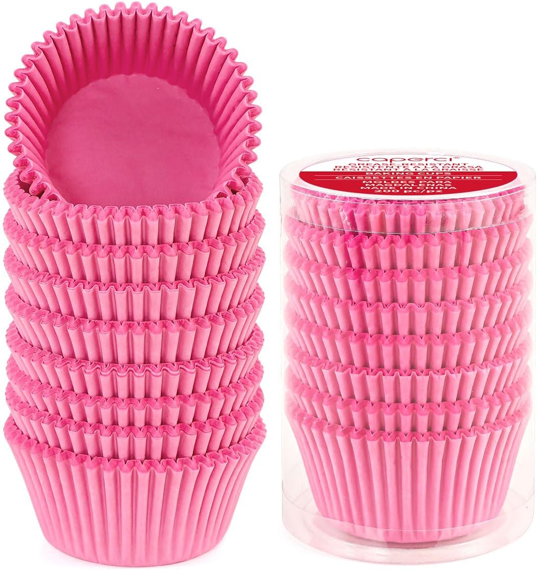 Standard Pink Cupcake Liners for Baking Paper Muffin Cups 200pcs