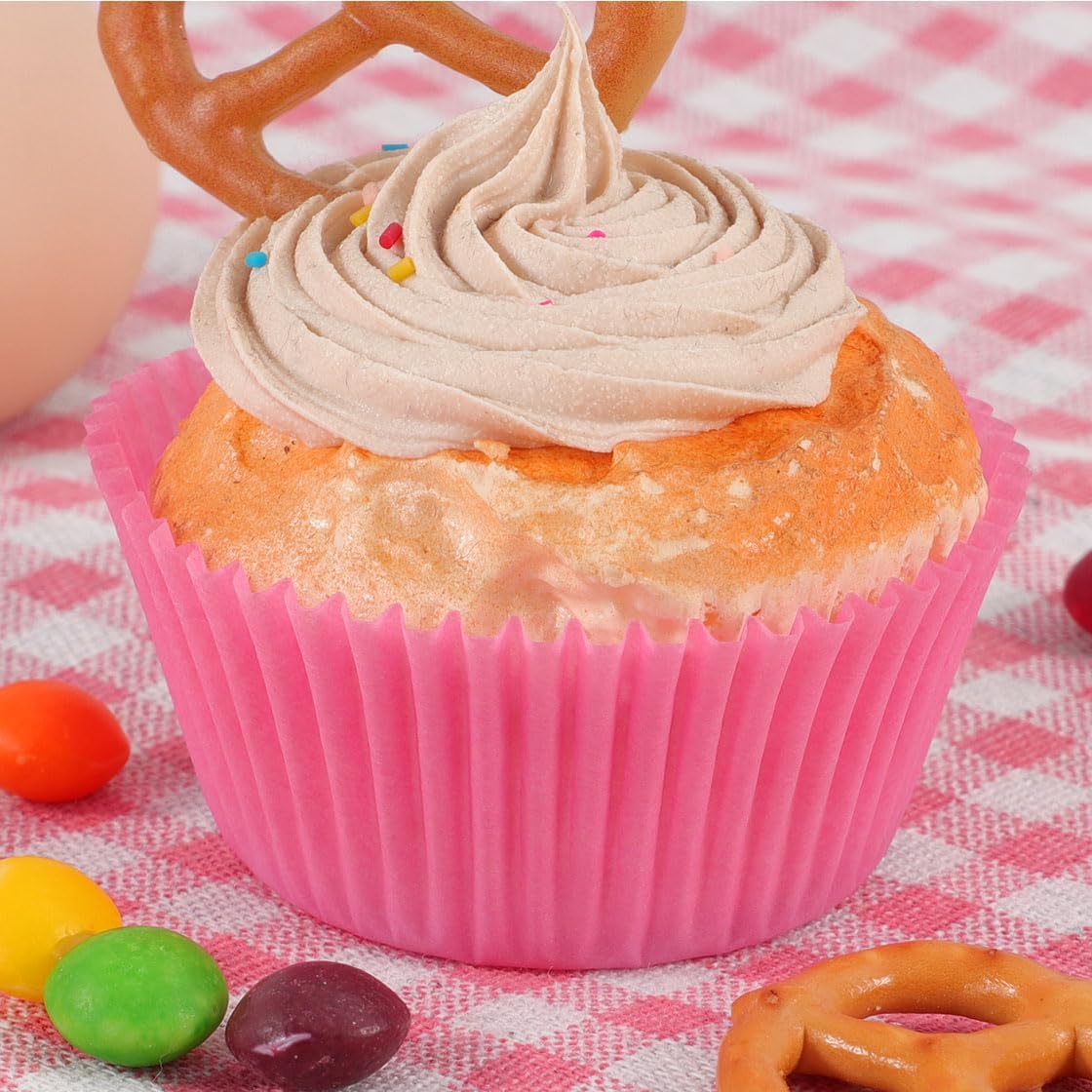 Standard Pink Cupcake Liners for Baking Paper Muffin Cups 200pcs