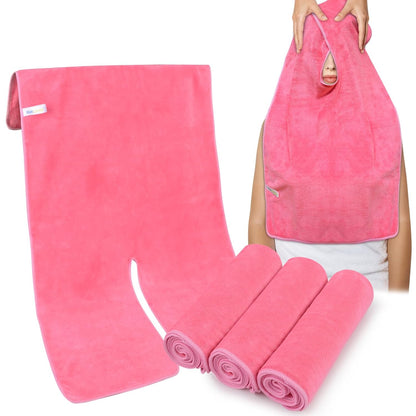 Microfiber Esthetician Towels for Facials Mask Removing Face Wrap Soft Facial Cloth with Split Design Spa Towels for Facial Steam Massage and Cleansing