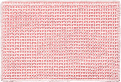 Waffle Bath Mat, Small Cute Bathroom Rug, 24x16 Light Peachy Pink