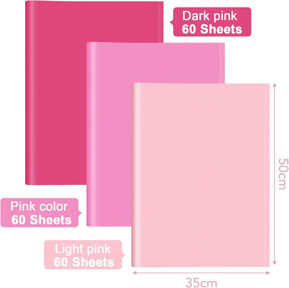 NACHLYNN 60 Sheets Pink Tissue Paper Bulks 14 x 20 inch Valentine Day Gift Wrapping Paper Art Paper Crafts for Crafts Gift Wedding Holiday Party Baby Shower Decorations