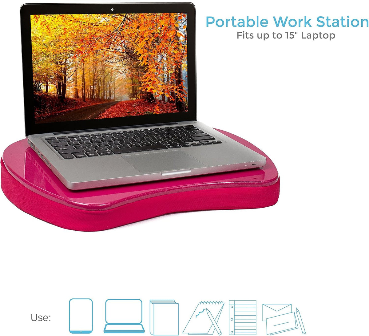 Mini Memory Foam Lap Desk Color: Pink