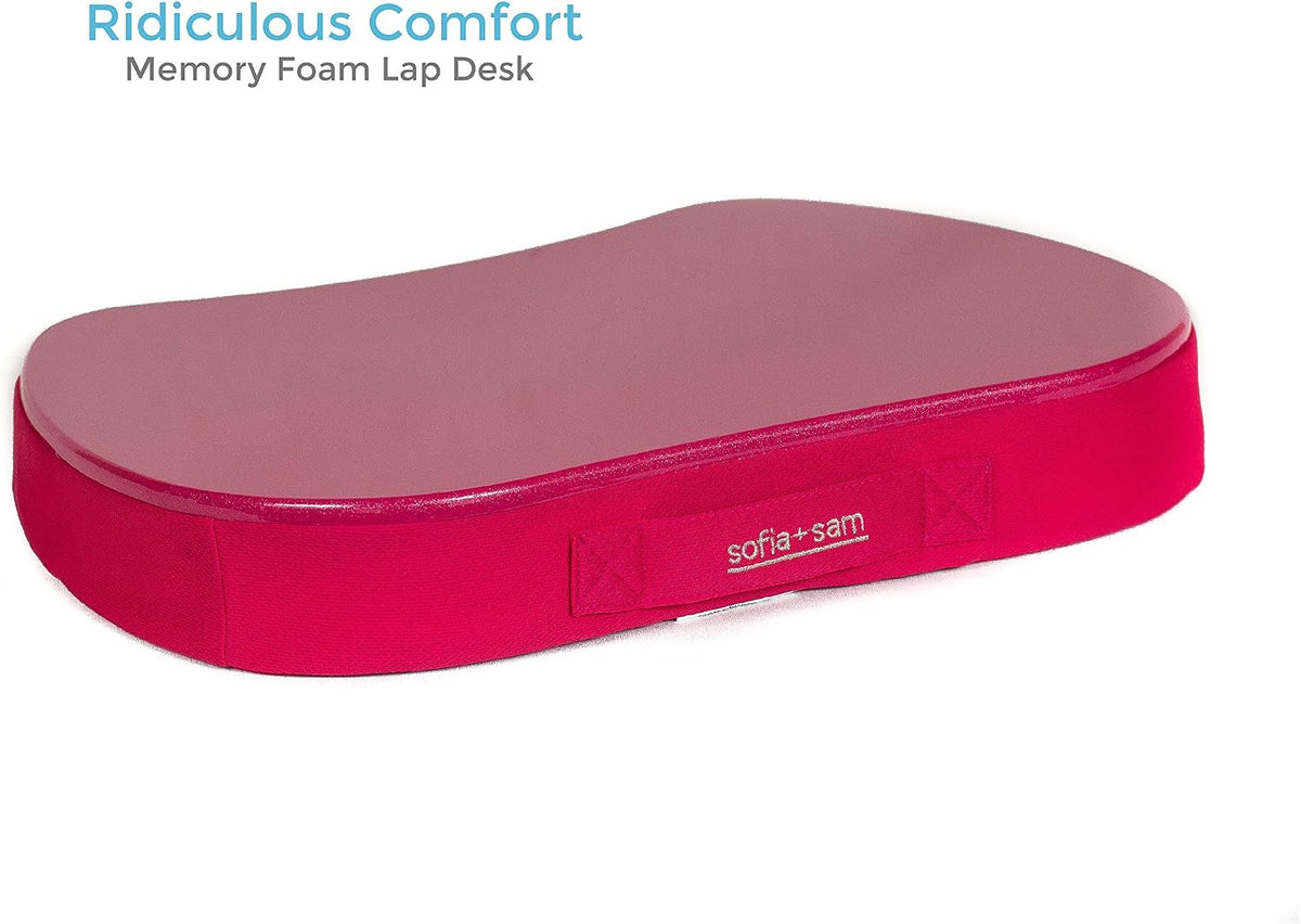 Mini Memory Foam Lap Desk Color: Pink