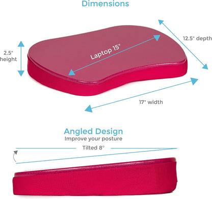 Mini Memory Foam Lap Desk Color: Pink