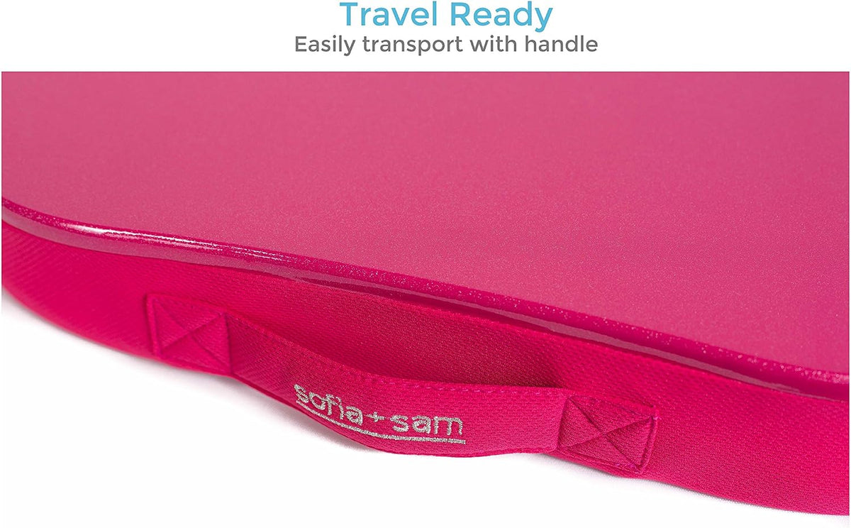 Mini Memory Foam Lap Desk Color: Pink