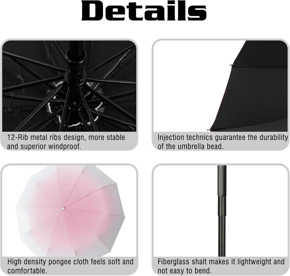 Mini Travel Umbrella Purse with Case Compact, Lightweight, UV Umbrella UPF 50+ Sun Protection, Windproof Portable Parasol for Women, Men & Kids