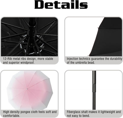 Mini Travel Umbrella Purse with Case Compact, Lightweight, UV Umbrella UPF 50+ Sun Protection, Windproof Portable Parasol for Women, Men & Kids