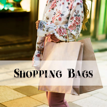 COGLARING 100Pcs White Gift Bags with Handles - 11x5.9x11 Inch Kraft Paper Bags Bulk for Weddings, Parties, Retail & Gift Wrapping - White Paper Bag