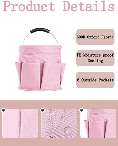 Cleaning Caddy with Handle, for Cleaning Supplies Organizer Bucket
