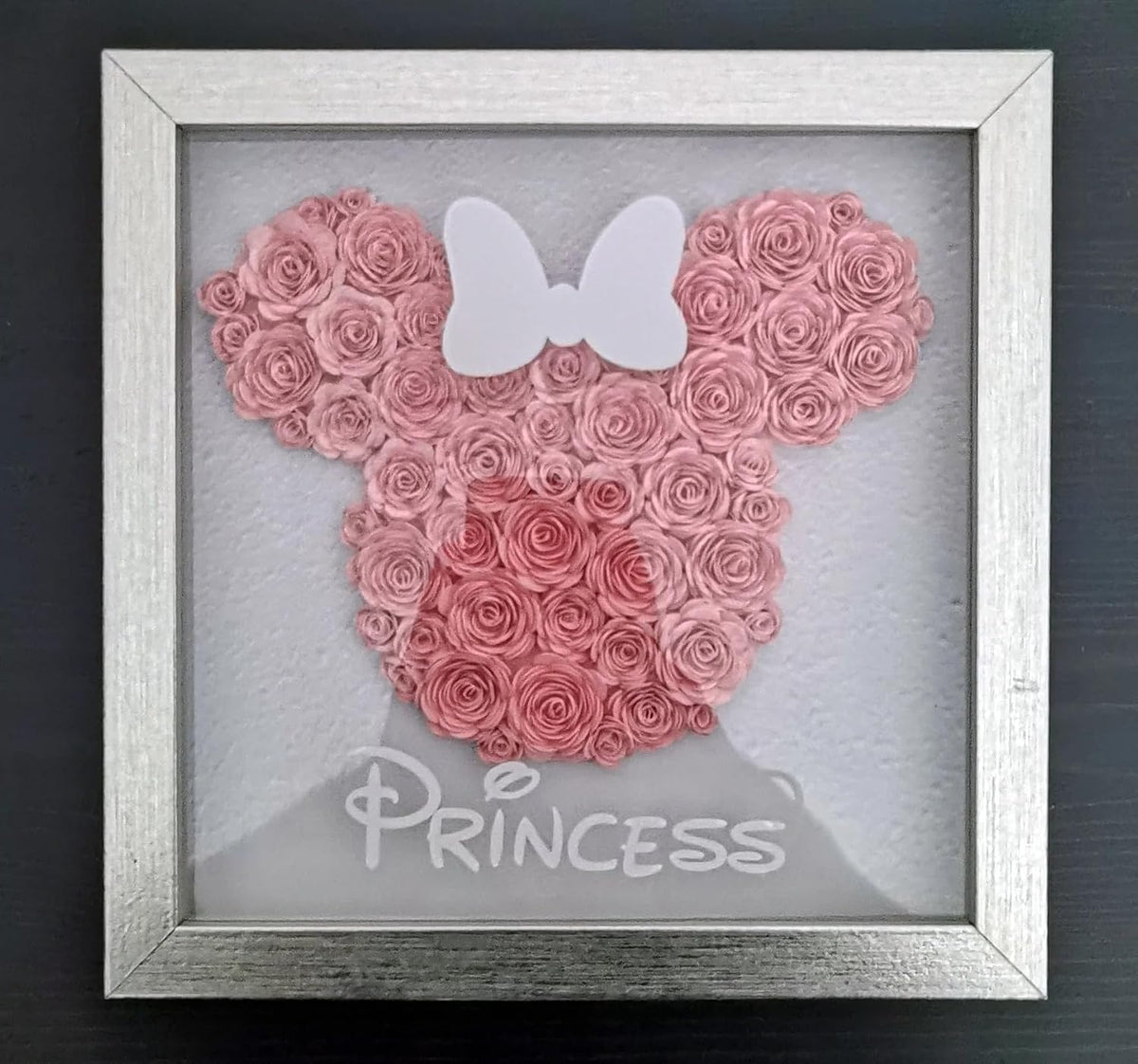 Mverse Pink Forever Rose, 3D Rolled Roses Paper Flowers Decorations for Custom Shadow Box Frame, Mini Artificial Crafts DIY Birthday Gift (18 Pieces, Light Pink)