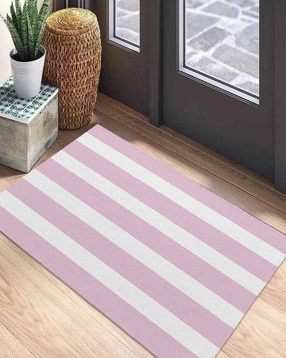 Doormat Bath Rugs,Modern Striped Lines Floor Mats Non Slip Quick Water Absorption Low-Profile Door Rugs for Bathroom Bedroom,16x24in Geometric Line Striped