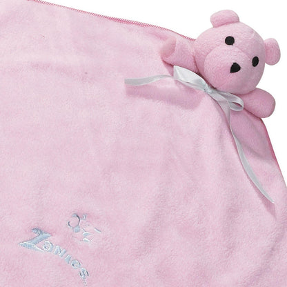 Snuggle Bear Blanket Dog Toys, Pink