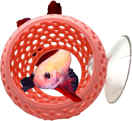 Betta Bulb Hide, Betta Bed & Aquarium Cave, Bubblegum Pink