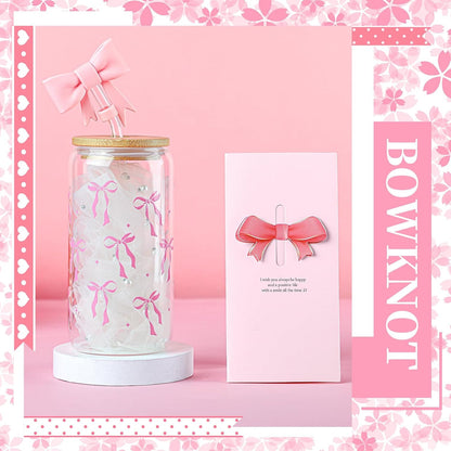 Pink Bow Gift Baskets for Teen Girls, Women Trendy Stuff Coquette Bow Teen Girl Birthday Self Care Box Gift for Her, Sister Friend Women Sweet 16th 18th 21st Box